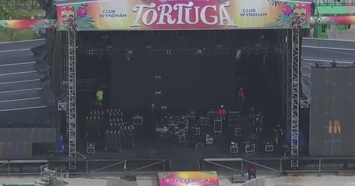 Final preperations are underway as Tortuga Music Festival returns to Fort Lauderdale for its 13th year
