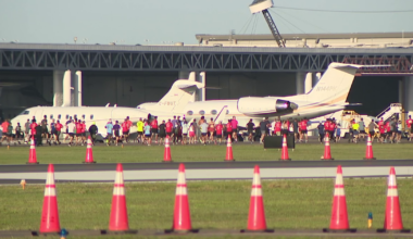 Thousands race at Tampa International Airport 5K on the Runway
