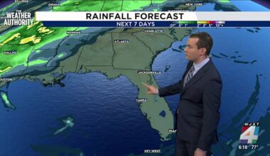 Meteorologist Chris Holtzman has your Saturday evening forecast