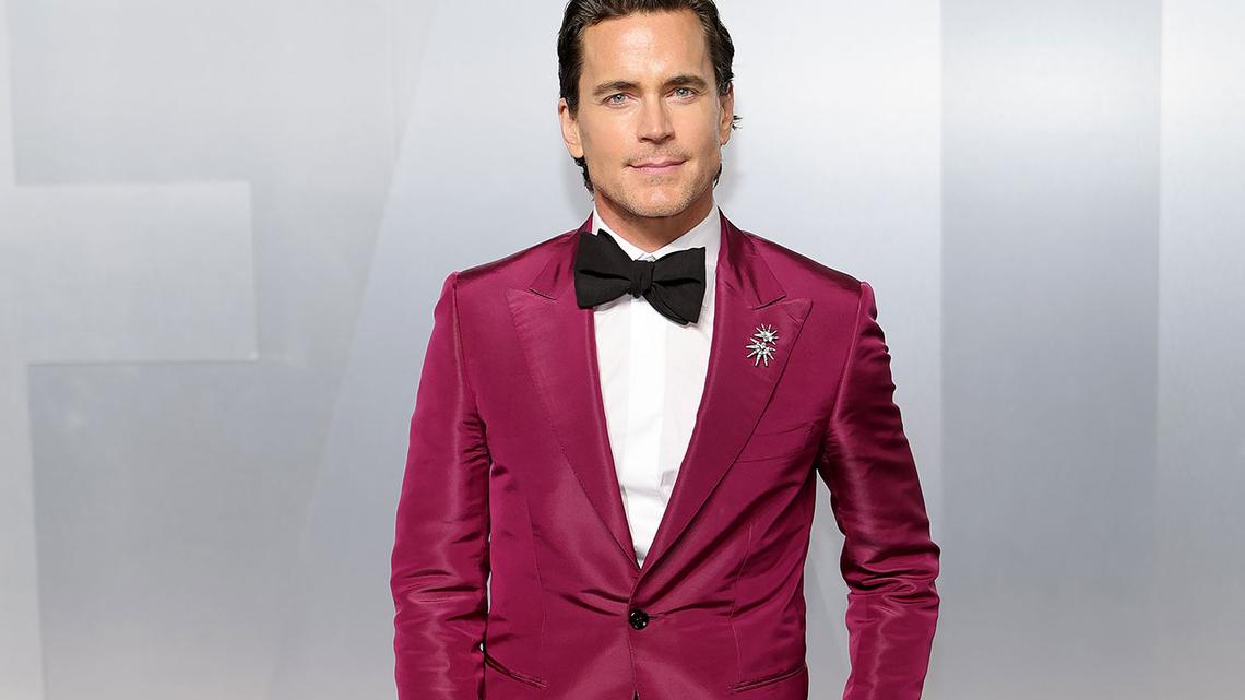 Matt Bomer in Miami to pick up an award