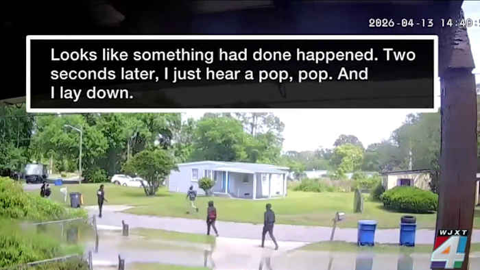 Neighbor describes moments leading up to shooting near Raines High, leaving man injured