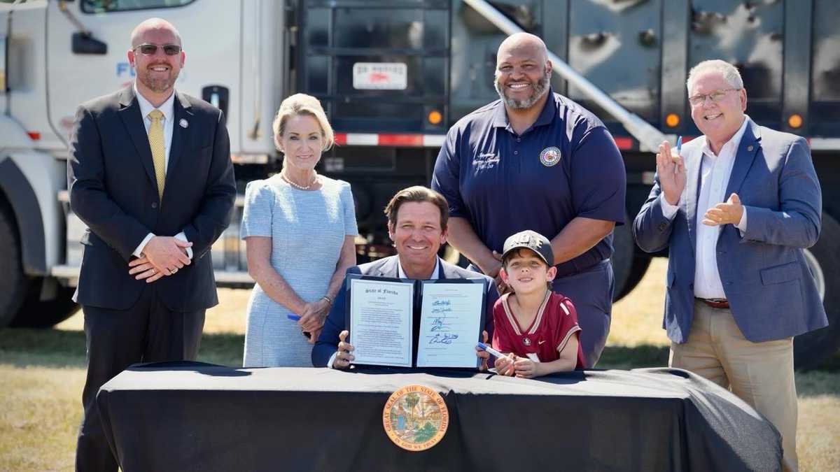 DeSantis signs bill to rename Florida road after Donald Trump