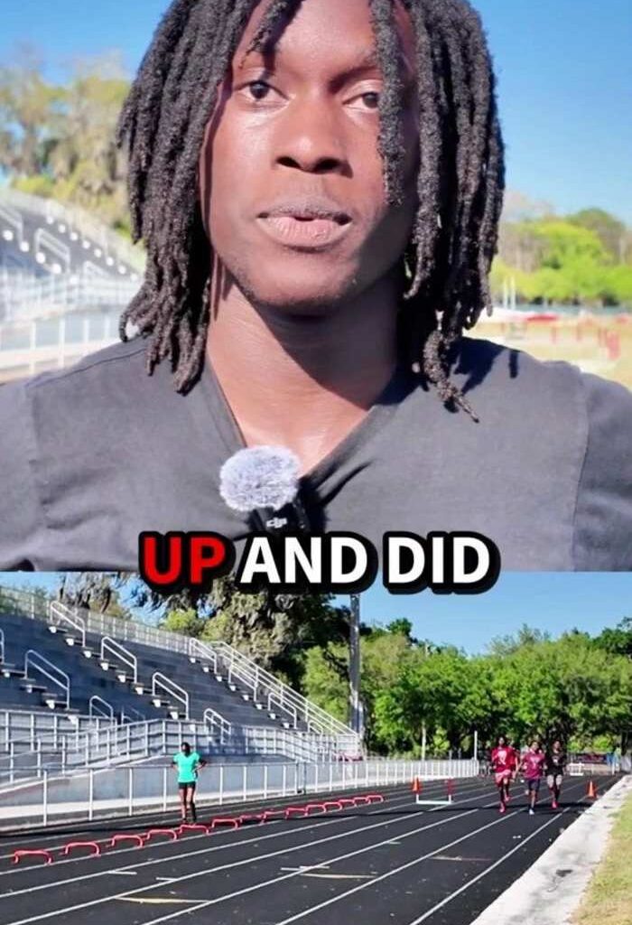 The Raines 4x400 relay team breaks a school record 👟💨