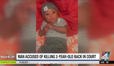 Jacksonville man accused of fatally shooting 2-year-old boy returns to court