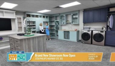 Closets by Design Open’s brand new show room, bringing a vision of organization and functionality to life