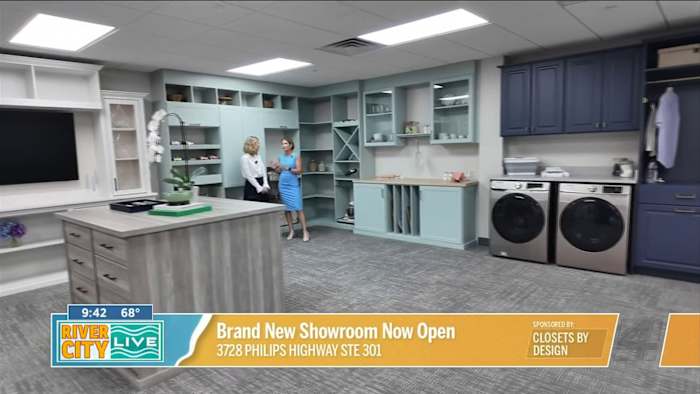 Closets by Design Open’s brand new show room, bringing a vision of organization and functionality to life