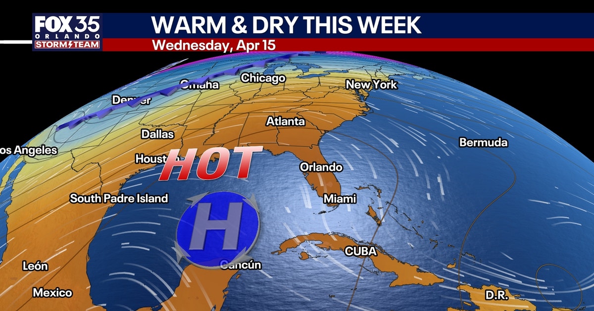 Orlando weather: Warm, sunny across Central Florida the rest of the week