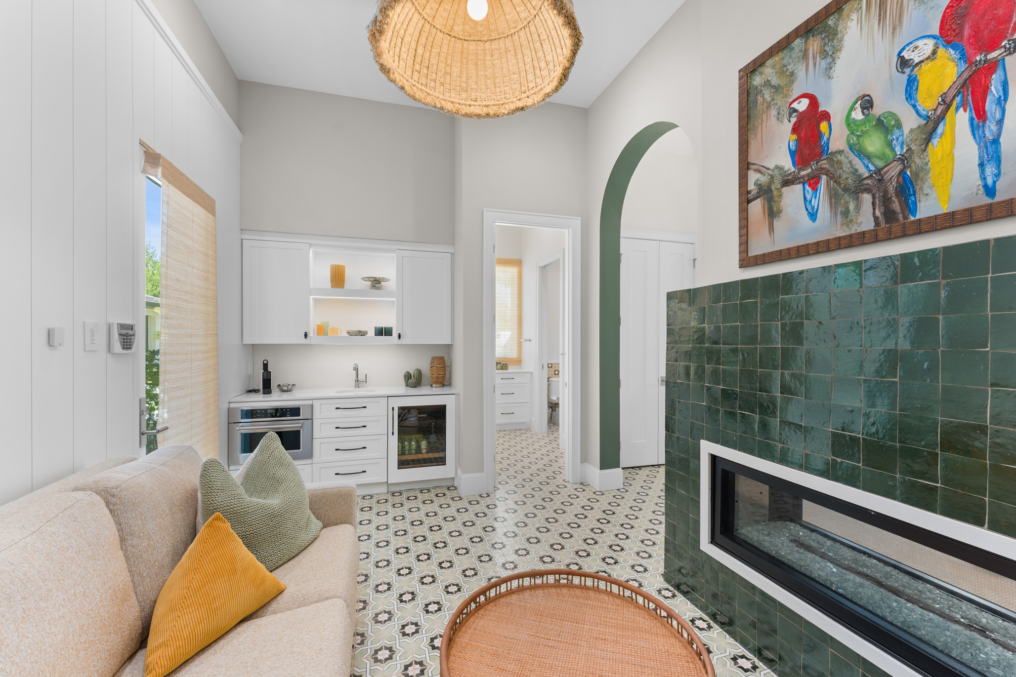 The floorplan includes a separate casita with a private entrance,...