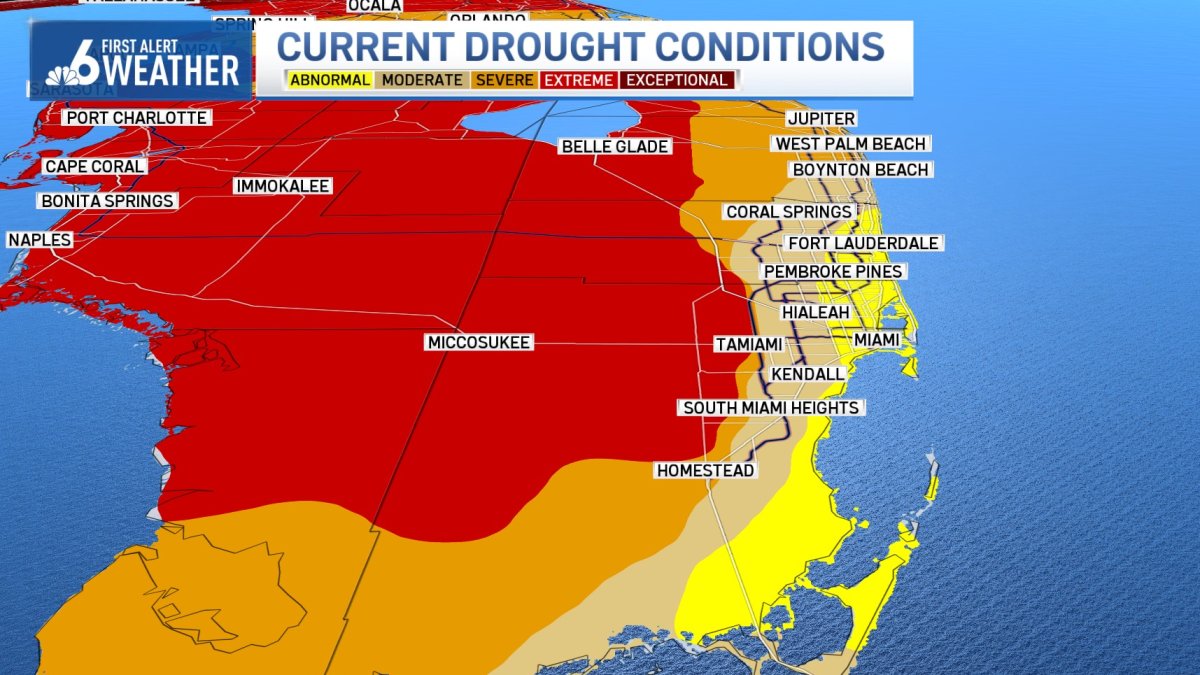 South Florida drought stays severe despite recent rain – NBC 6 South Florida