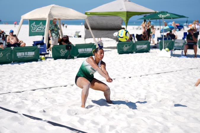 South Florida Beach Volleyball Drops Pair of Matches on Opening Day of Gulf Front Invitational