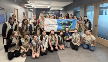 Girl Scouts Launch Hands-on Healthcare Patch Program With HCA Florida Healthcare