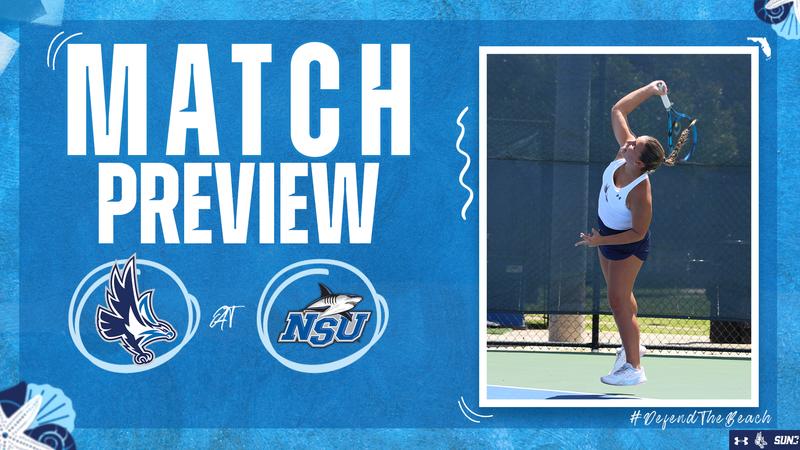 No. 1 Women’s Tennis Faces Division II No. 6 Nova Southeastern on the Road