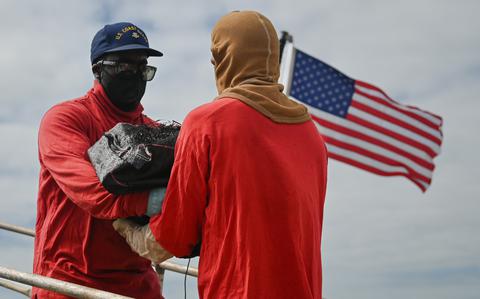 USCG Cutter Tampa offloads drugs worth $28.7 million