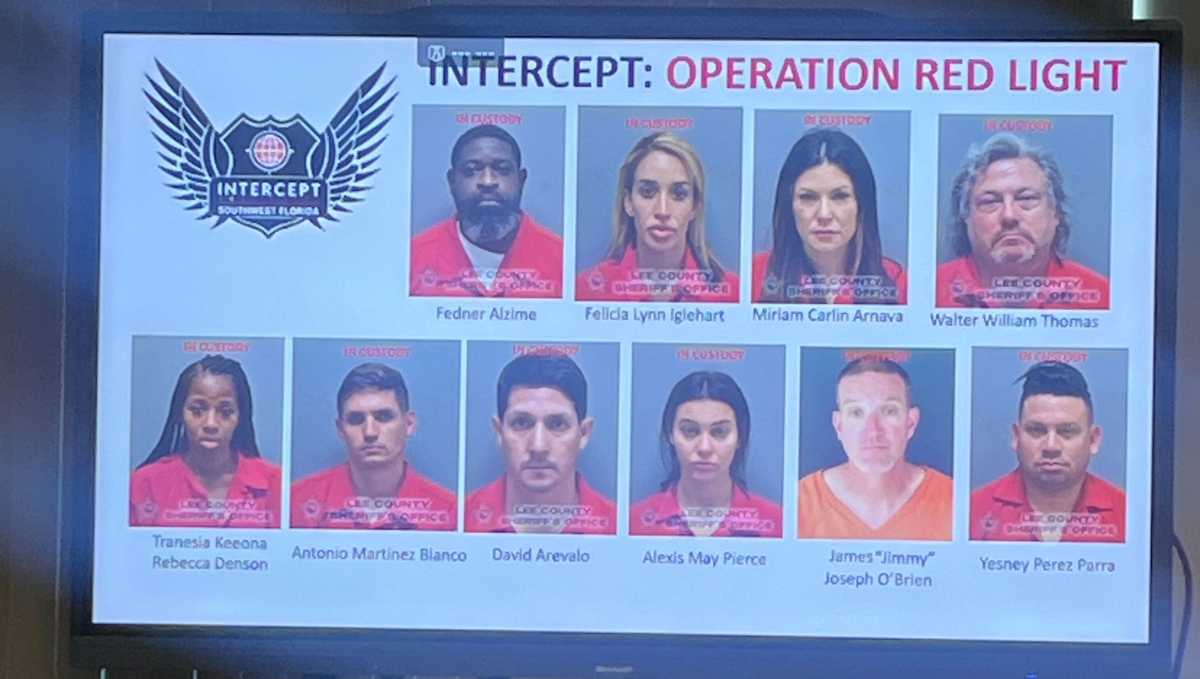 Arrest warrants reveal new information after Lee County brothel raids lead to 10 in custody