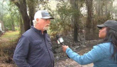 Residents describe close calls as Railroad Fire spreads up to property lines, threatening homes