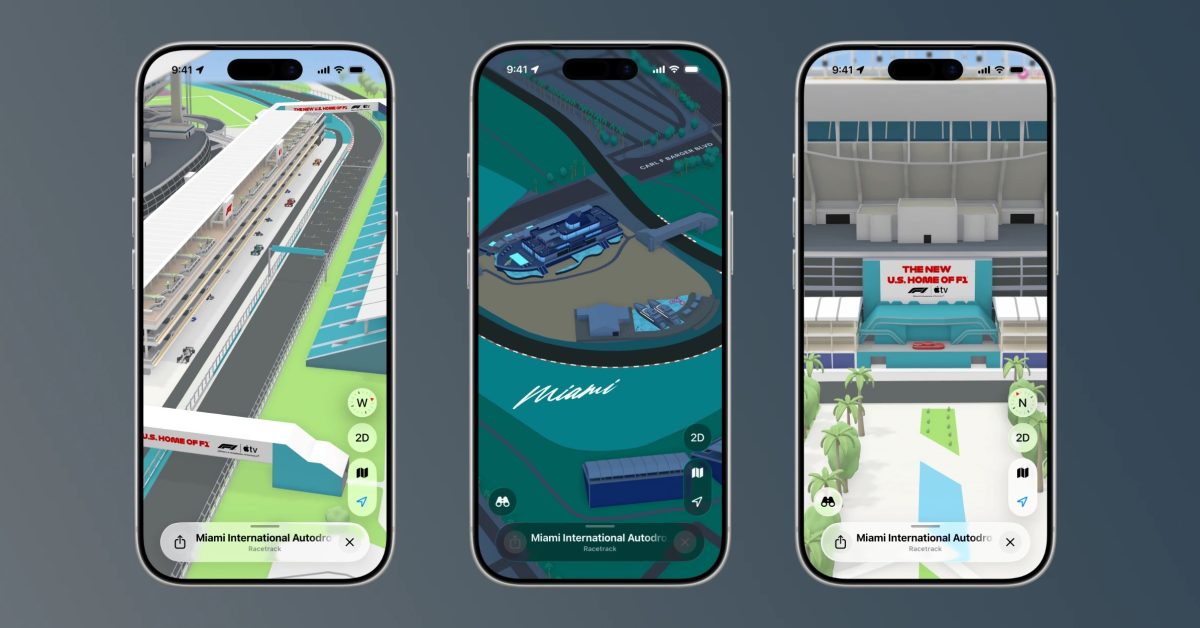 Apple Maps adds in-depth F1 experience for Miami Grand Prix