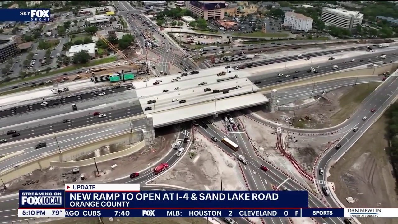 New ramp to open at I-4 and Sand Lake Road interchange