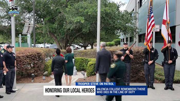 Valencia College honors 10 fallen officers who once trained in its halls