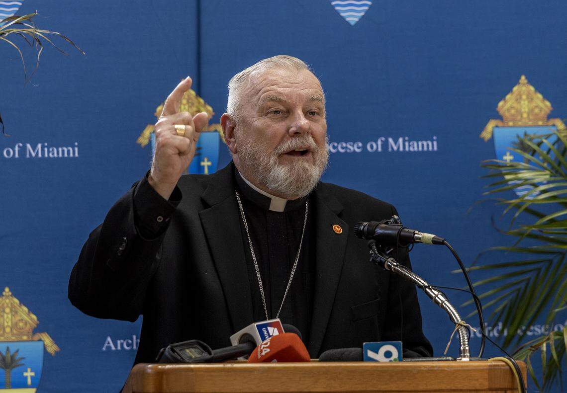 Archbishop Thomas Wenski addresses the abrupt cancellation of an $11 million federal contract with Catholic Charities, in addition to the immediate and long-term impact on services for unaccompanied minors and the broader humanitarian mission of the Archdiocese.