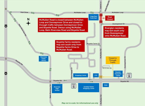 McMullen Road Closed Starting May 4