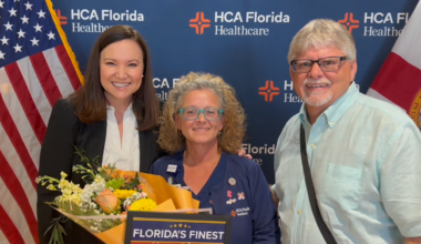 Senator Moody Honors HCA Brandon Nurse With Florida’s Finest Award
