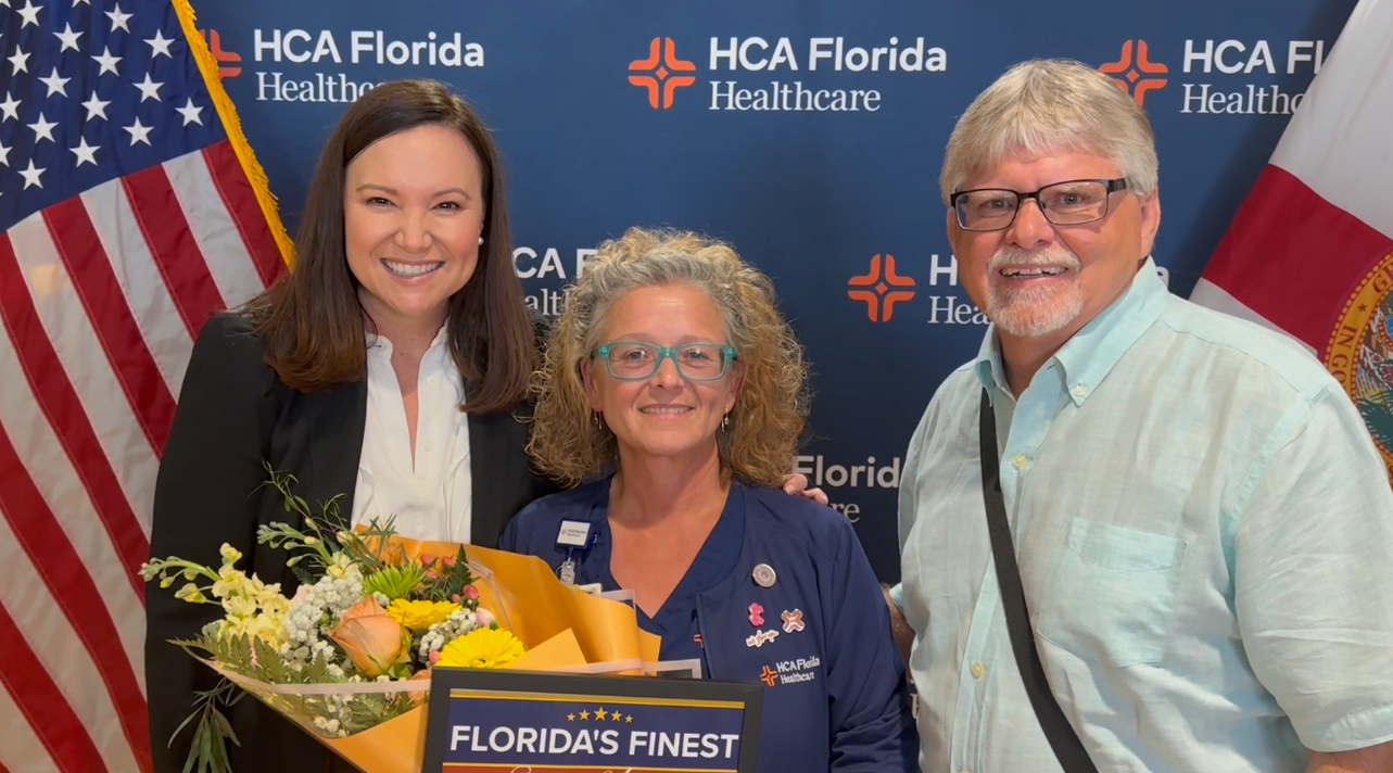 Senator Moody Honors HCA Brandon Nurse With Florida’s Finest Award