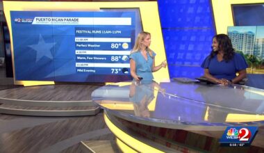 Beautiful day across central Florida as heat builds to end April