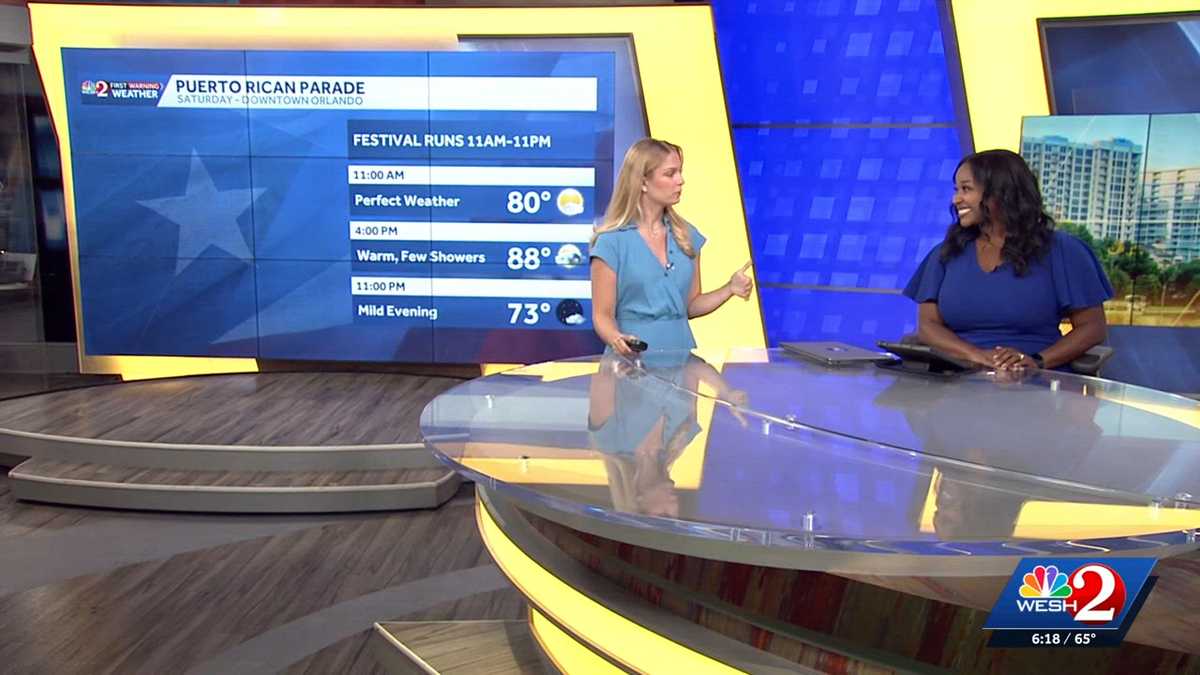 Beautiful day across central Florida as heat builds to end April