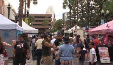 Magic fans celebrate in downtown Orlando as playoff victory