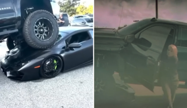 Florida woman's Silverado rolled over a $250K Lambo at Crunch Fitness — a known safety risk could've ended it worse