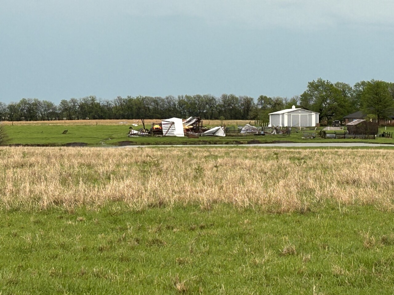 downed barn in miami county 4/26