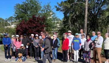 Gregg Patterson is leading a Move Walk through beautiful Cascades Park to kick off Word of South at 10 a.m. Saturday, April 25, 2026.