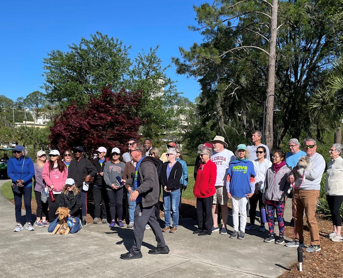 Gregg Patterson is leading a Move Walk through beautiful Cascades Park to kick off Word of South at 10 a.m. Saturday, April 25, 2026.