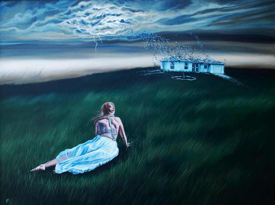 Danielle Branchaud's 'Fragility of Memory' is reminiscent of Andrew Wyeth's 1948 painting 'Christina's World.'