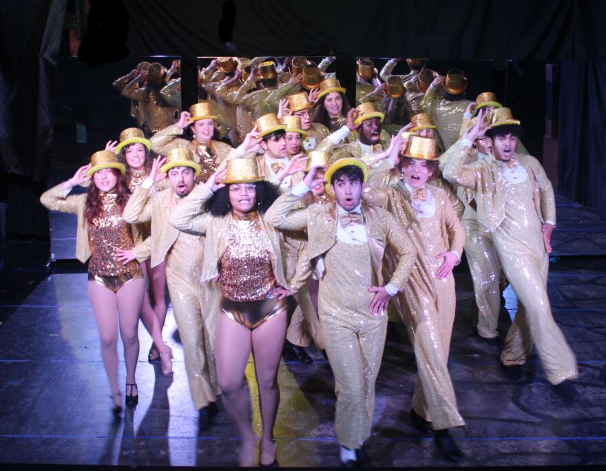 Scene from Fort Myers Theatre's production of 'A Chorus Line'
