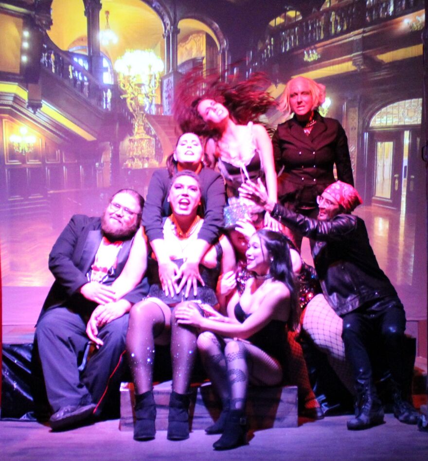 Scene from Fort Myers Theatre's production of Richard O'Brien's 'Rocky Horror Show'