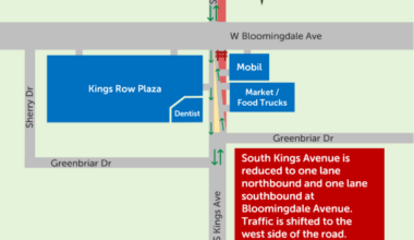 South Kings Ave. Open South Of Bloomingdale Ave. On Thursday