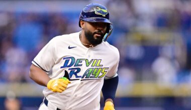 Tampa Bay Rays Star Hit in Face Tuesday