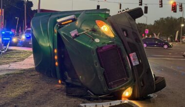 Semi-truck overturns on US-301, causes early morning delays: FHP