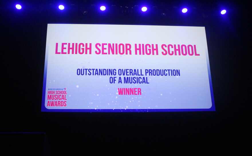 At the 2025 High School Musical Awards, Lehigh Senior's production of 'Hadestown' received the coveted Outstanding Overall Production of a Musical award.