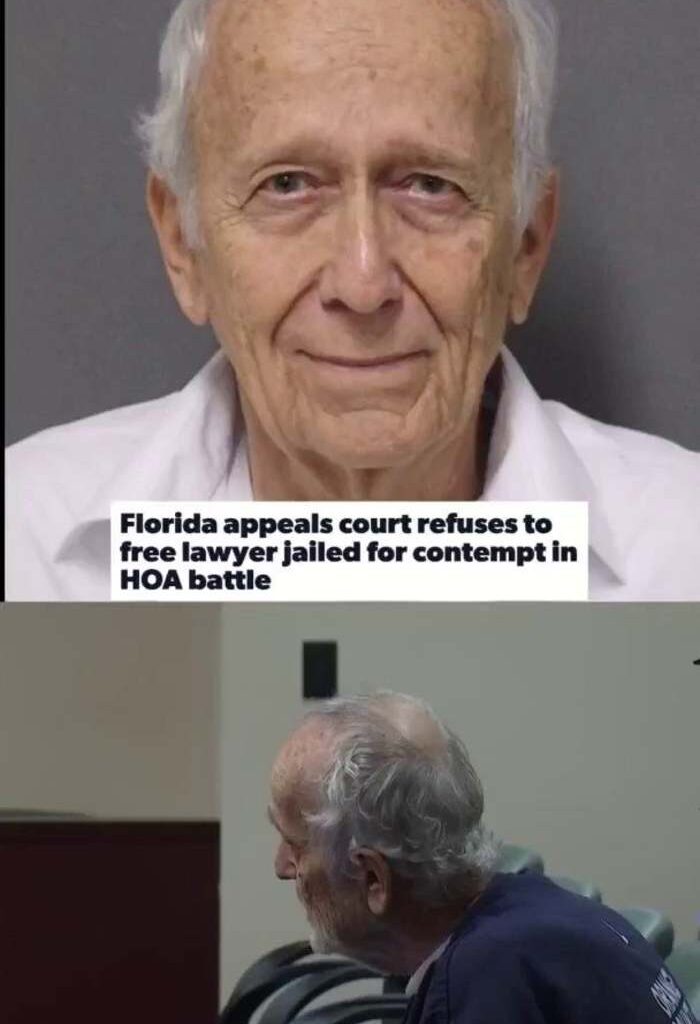 Florida appeals court refuses to free lawyer jailed for contempt in HOA battle