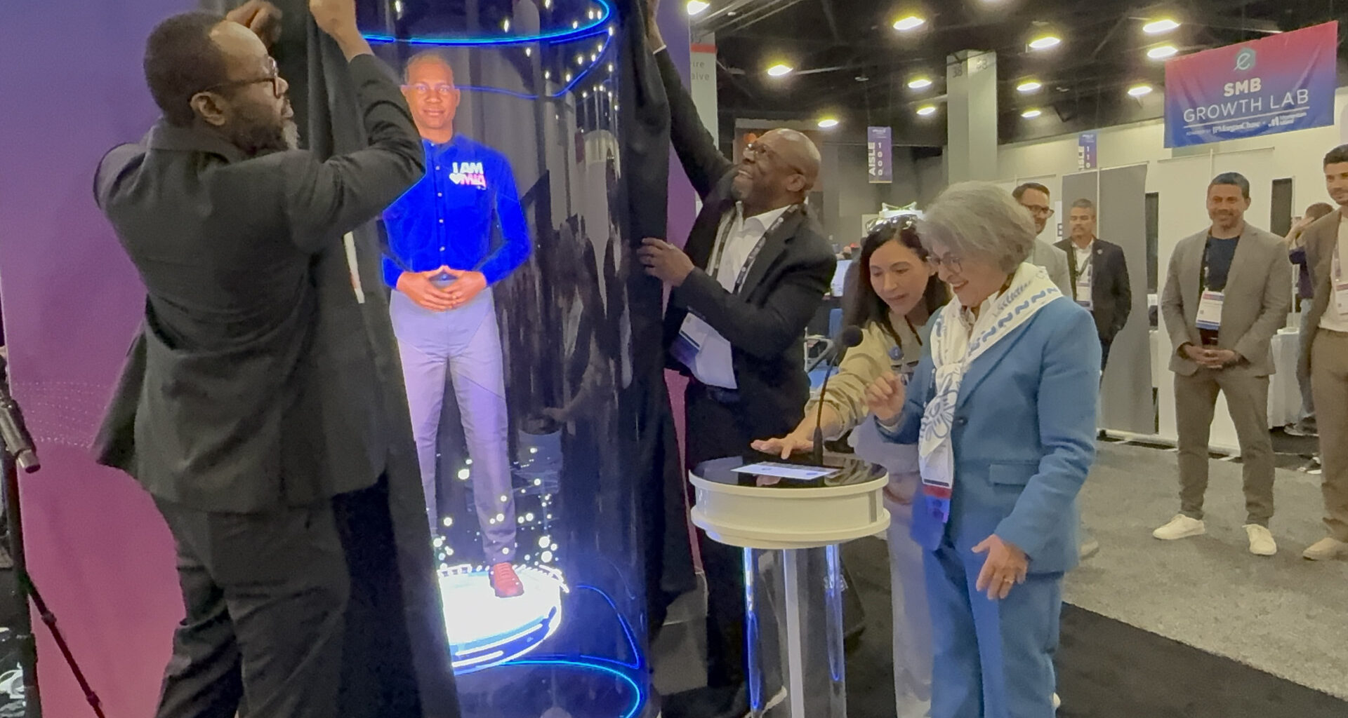 Miami-Dade County Mayor Daniella Levine Cava unveils AI and robotics innovations at eMerge Americas