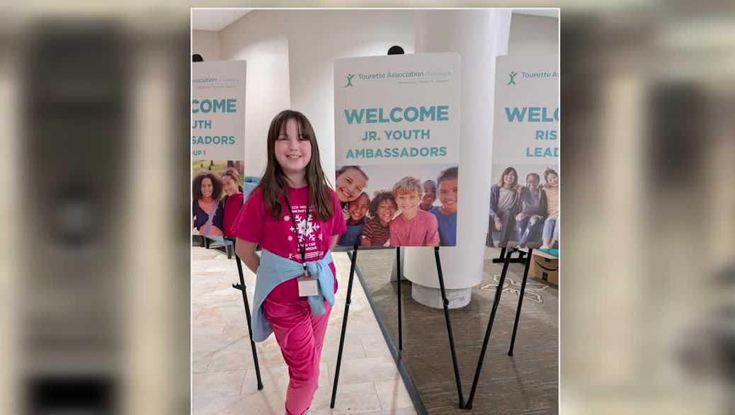 Florida girl goes to Congress to advocate for those with Tourette's syndrome
