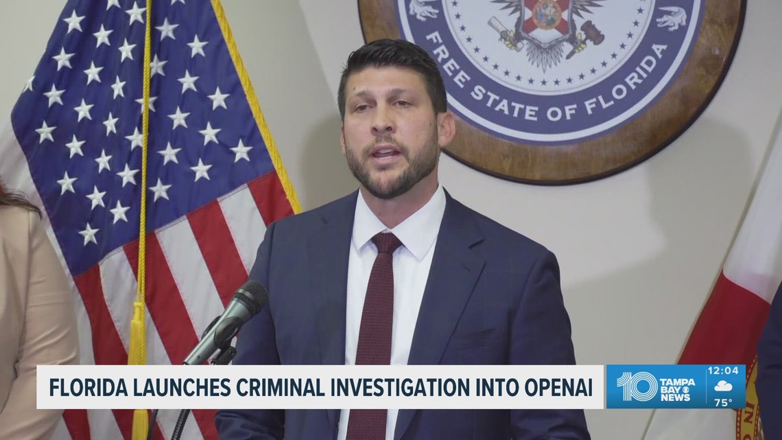 AG Uthmeier announces criminal subpoenas into OpenAI, ChatGPT in connection to FSU shooting