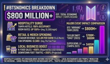 BTS is projected to bring millions to the Bay Area