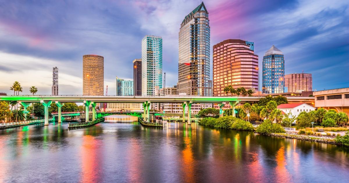 tampa florida usa skyline