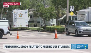 Missing USF students: Person in custody after barricading themselves in Tampa home, HCSO says