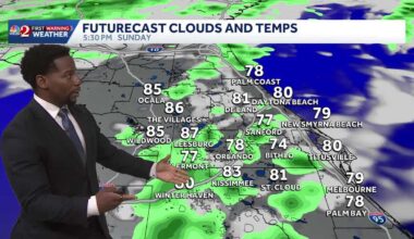 Easter Sunday Brings Showers to Central Florida