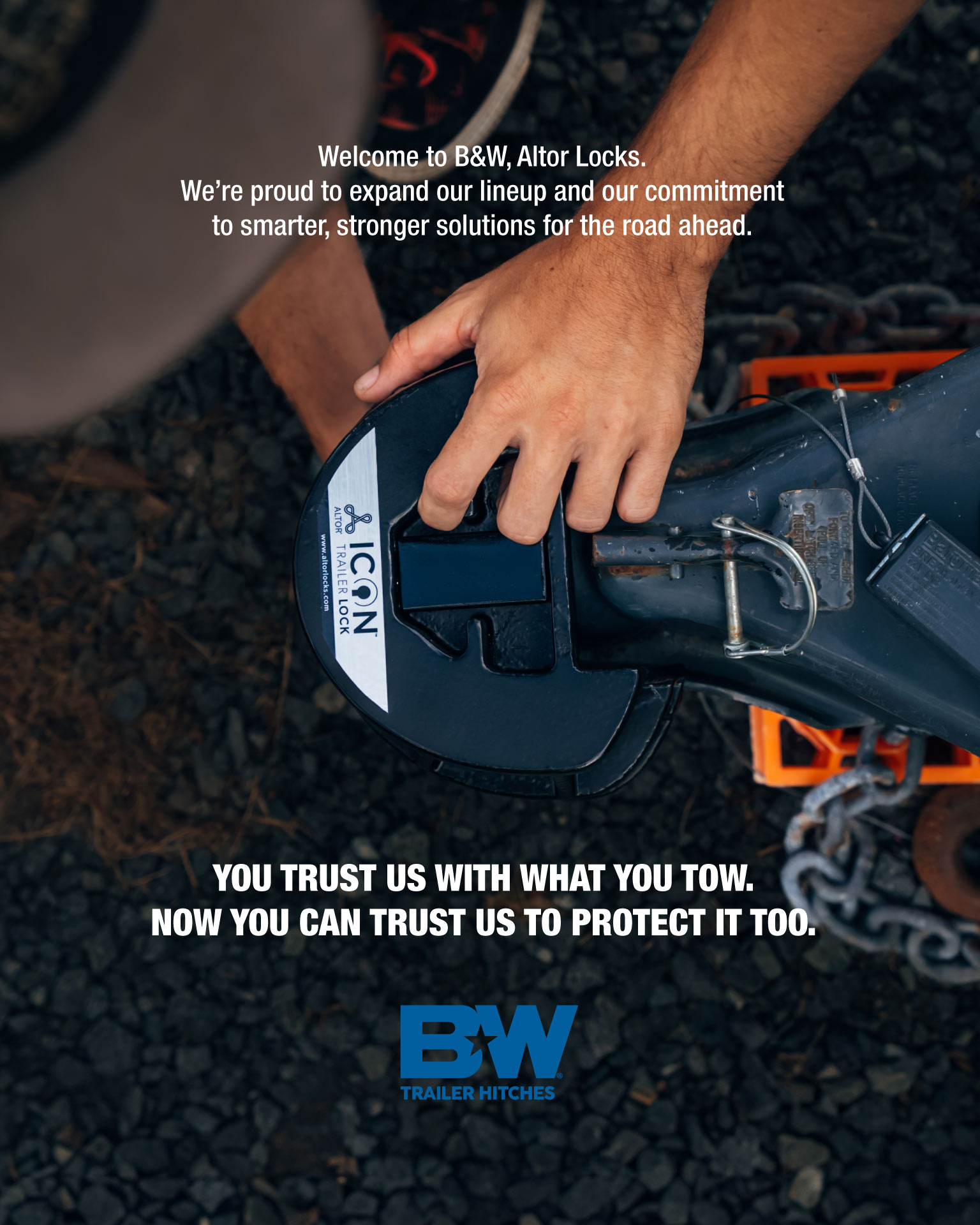 B&W Trailer Hitches Acquires Altor Locks to Expand Power-Tool-Resistant Trailer Lock Security