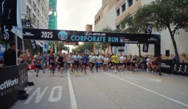 28th annual Lexus Corporate Run returns to downtown Fort Lauderdale with road closures in effect - WSVN 7News | Miami News, Weather, Sports